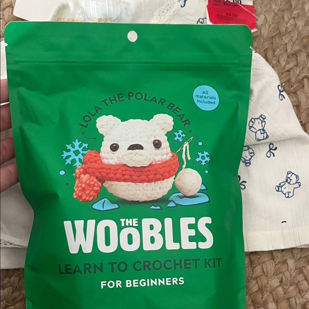 The Woobles Crochet Kit - Green